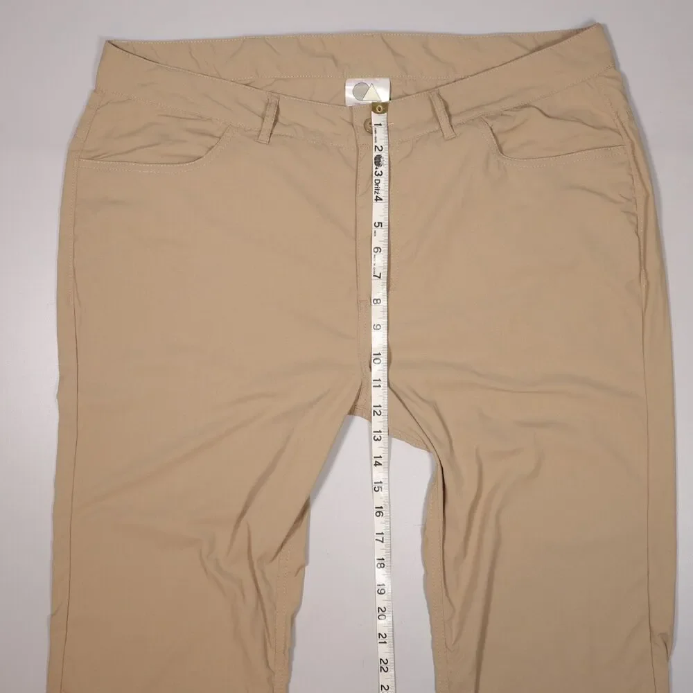 Clothing Arts Pants Mens 40x29 Beige Pick Pocket Proof  Explorer Travel Chino